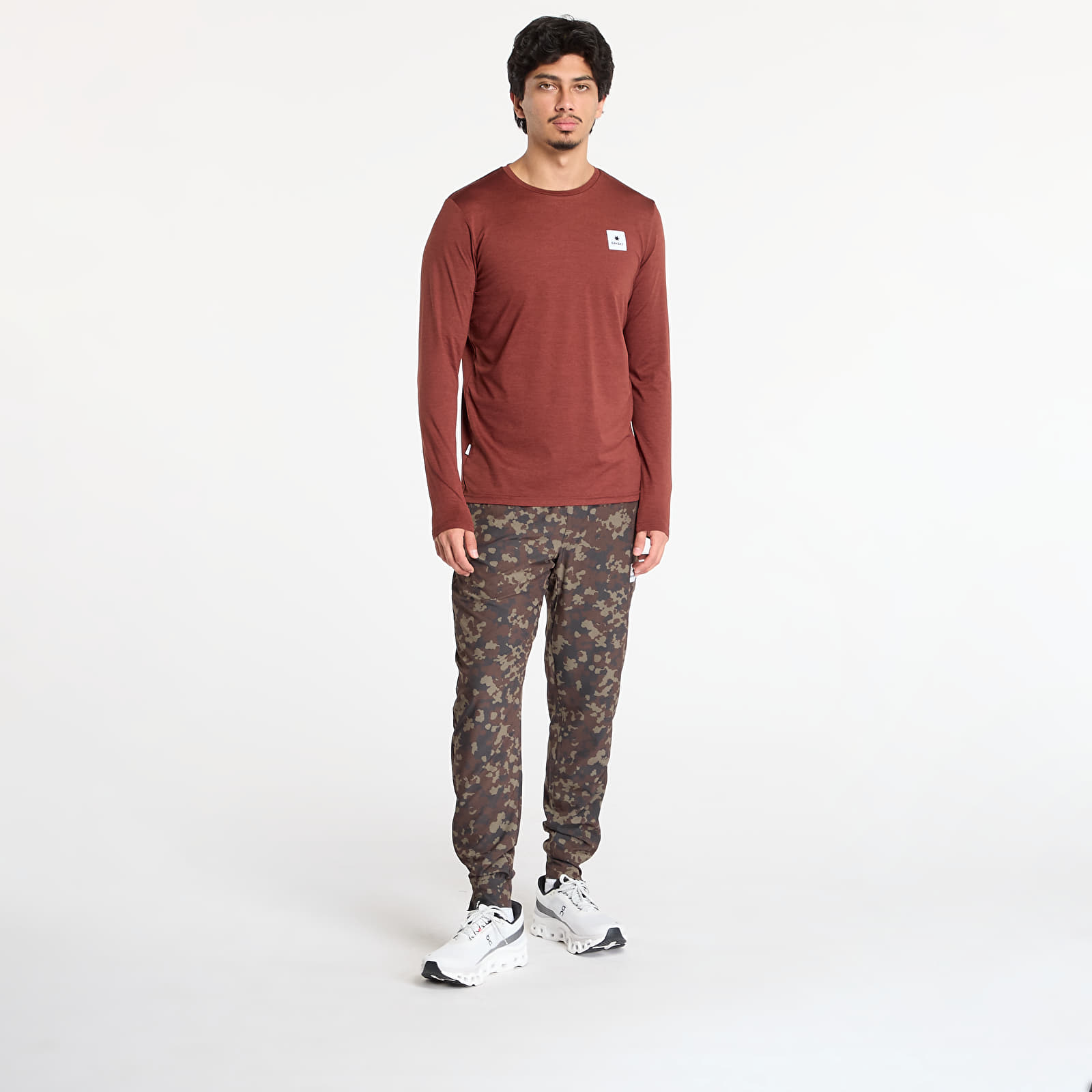 Trička SAYSKY Statement Pace Long Sleeve Red