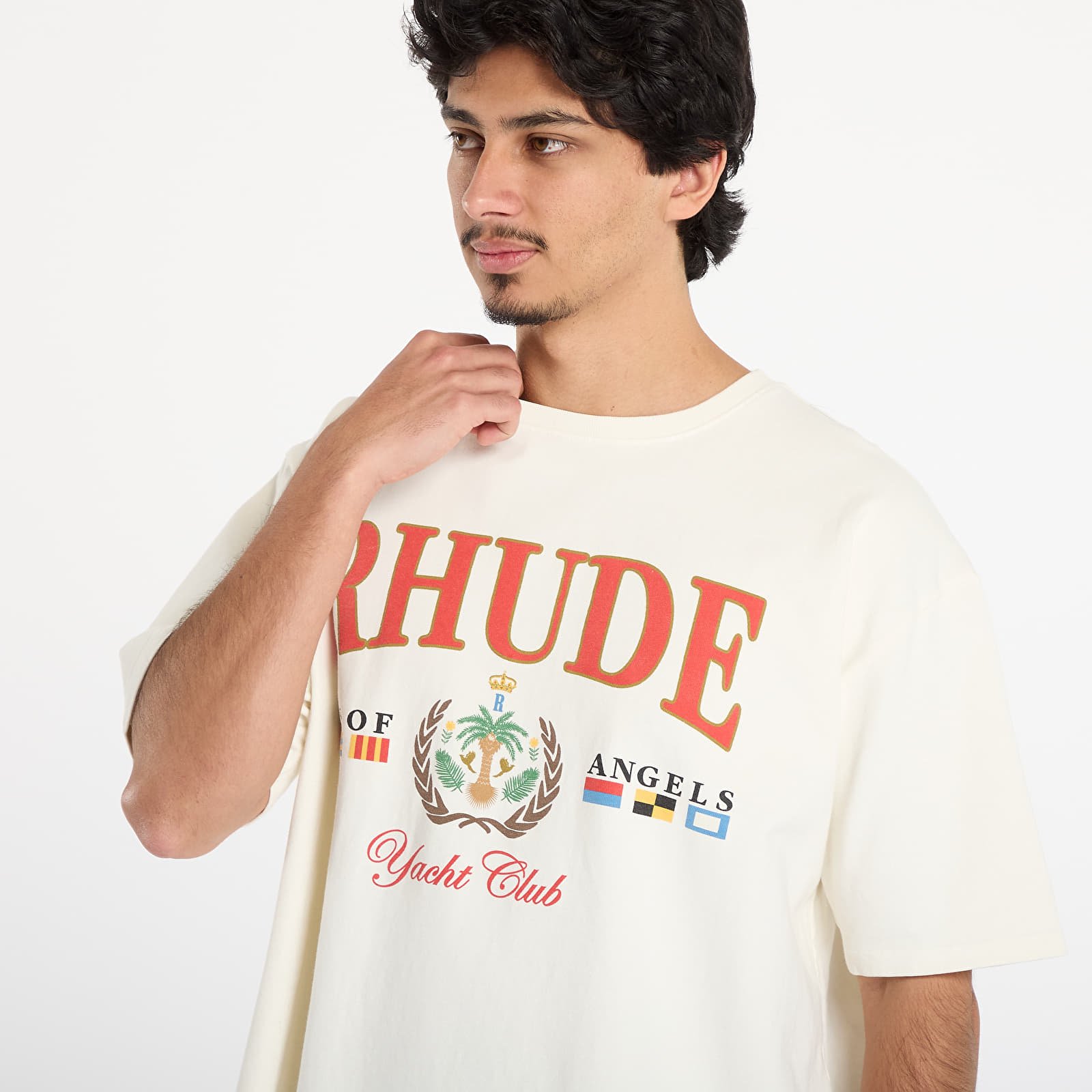 T-särgid Rhude Bay Of Angels Yacht Tee Vintage White