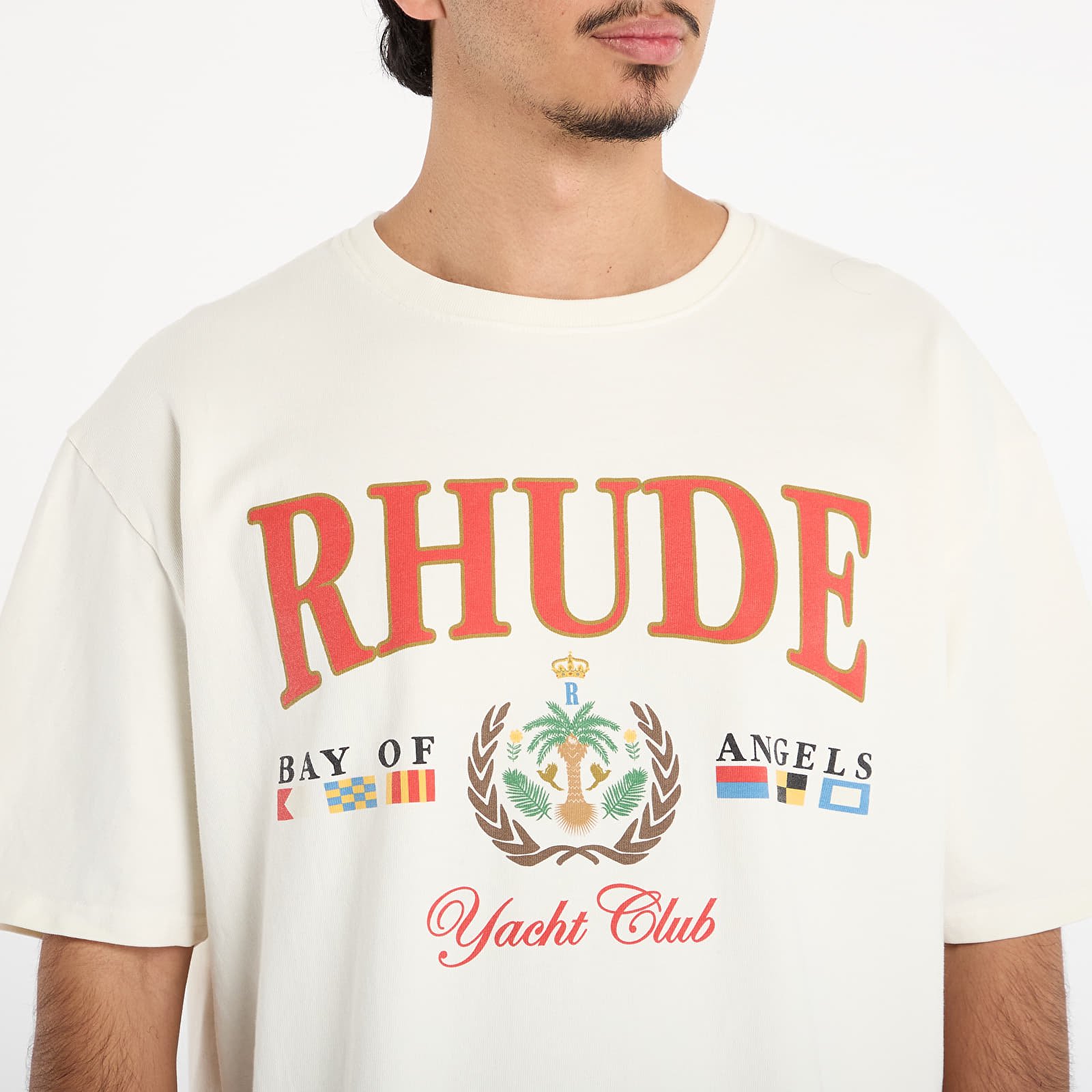 T-särgid Rhude Bay Of Angels Yacht Tee Vintage White