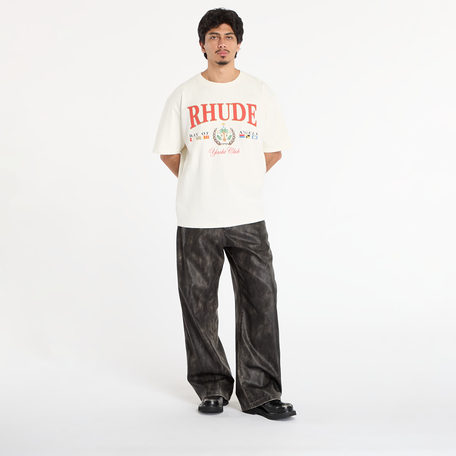 T-särgid Rhude Bay Of Angels Yacht Tee Vintage White