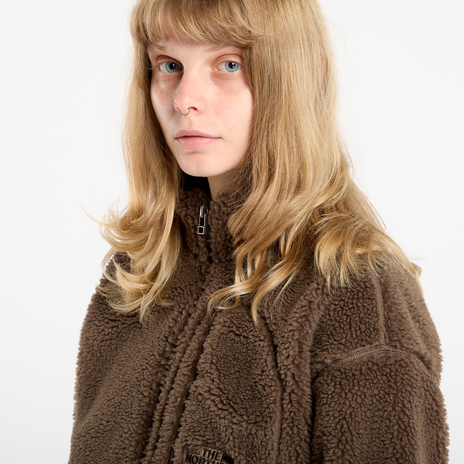 Kapuutsikud ja kampsunid The North Face W Extreme Pile 2 Pullover Smokey Brown