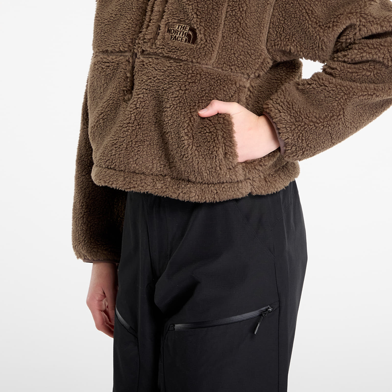 Kapuutsikud ja kampsunid The North Face W Extreme Pile 2 Pullover Smokey Brown