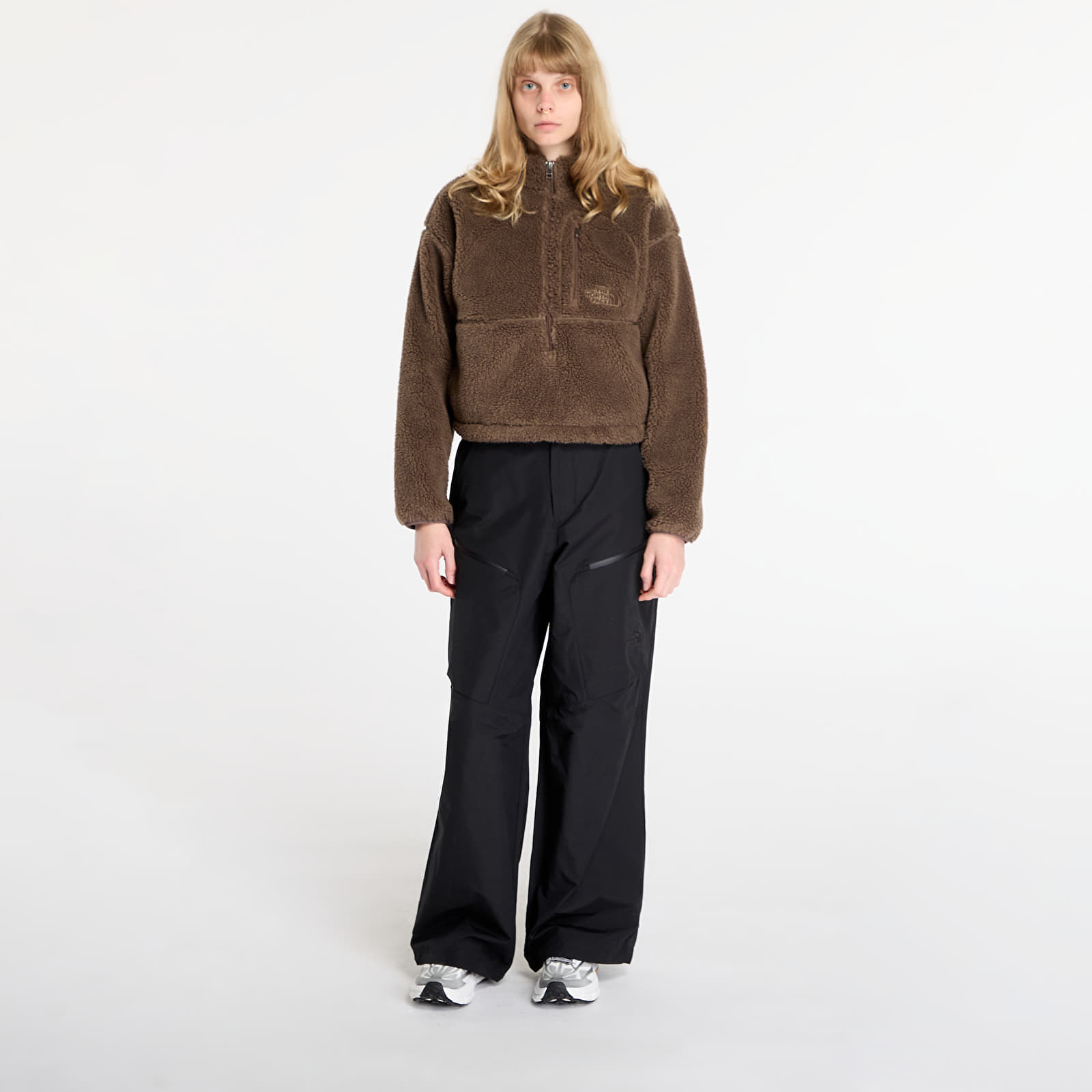 Kapuutsikud ja kampsunid The North Face W Extreme Pile 2 Pullover Smokey Brown