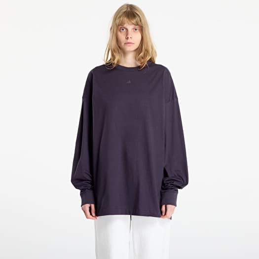 T-särk adidas Basketball Long Sleeve Tee UNISEX Aurora Plum