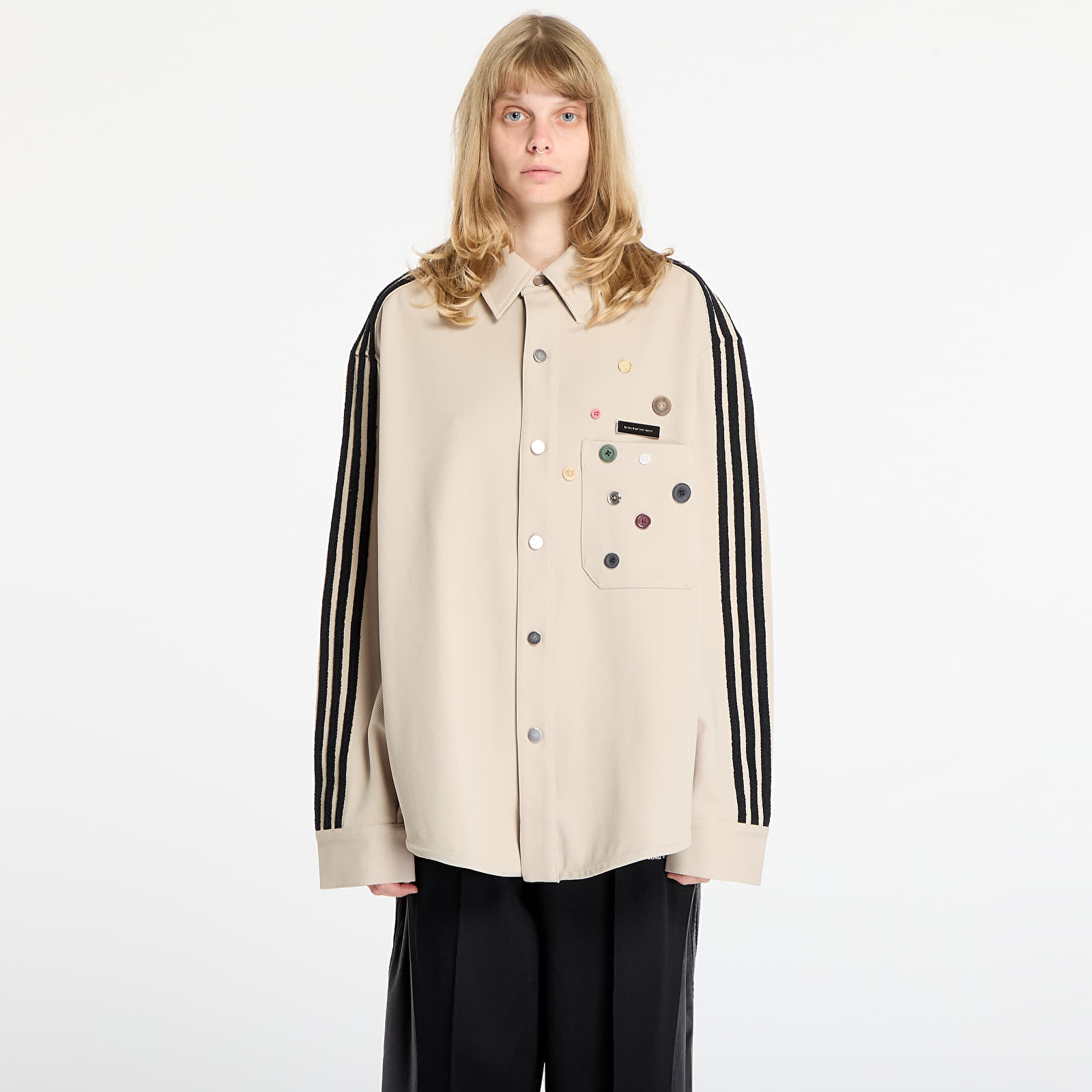 Krekli adidas x SONG FOR THE MUTE ADI006 Shirt Jacket Stone Khaki