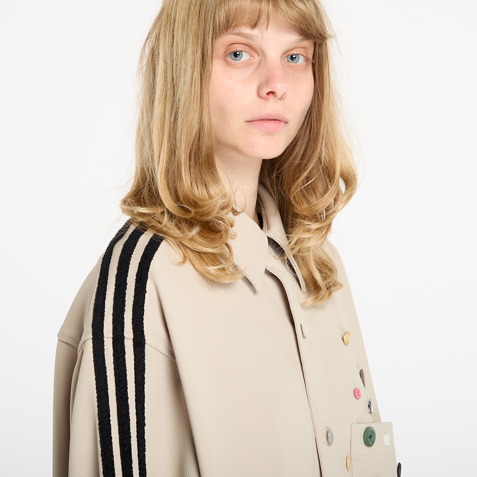 Krekli adidas x SONG FOR THE MUTE ADI006 Shirt Jacket Stone Khaki