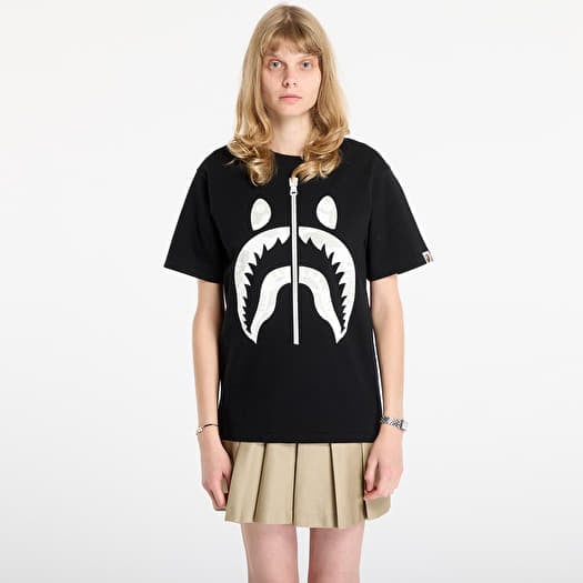 A BATHING APE City Camo Shark Tee UNISEX Black