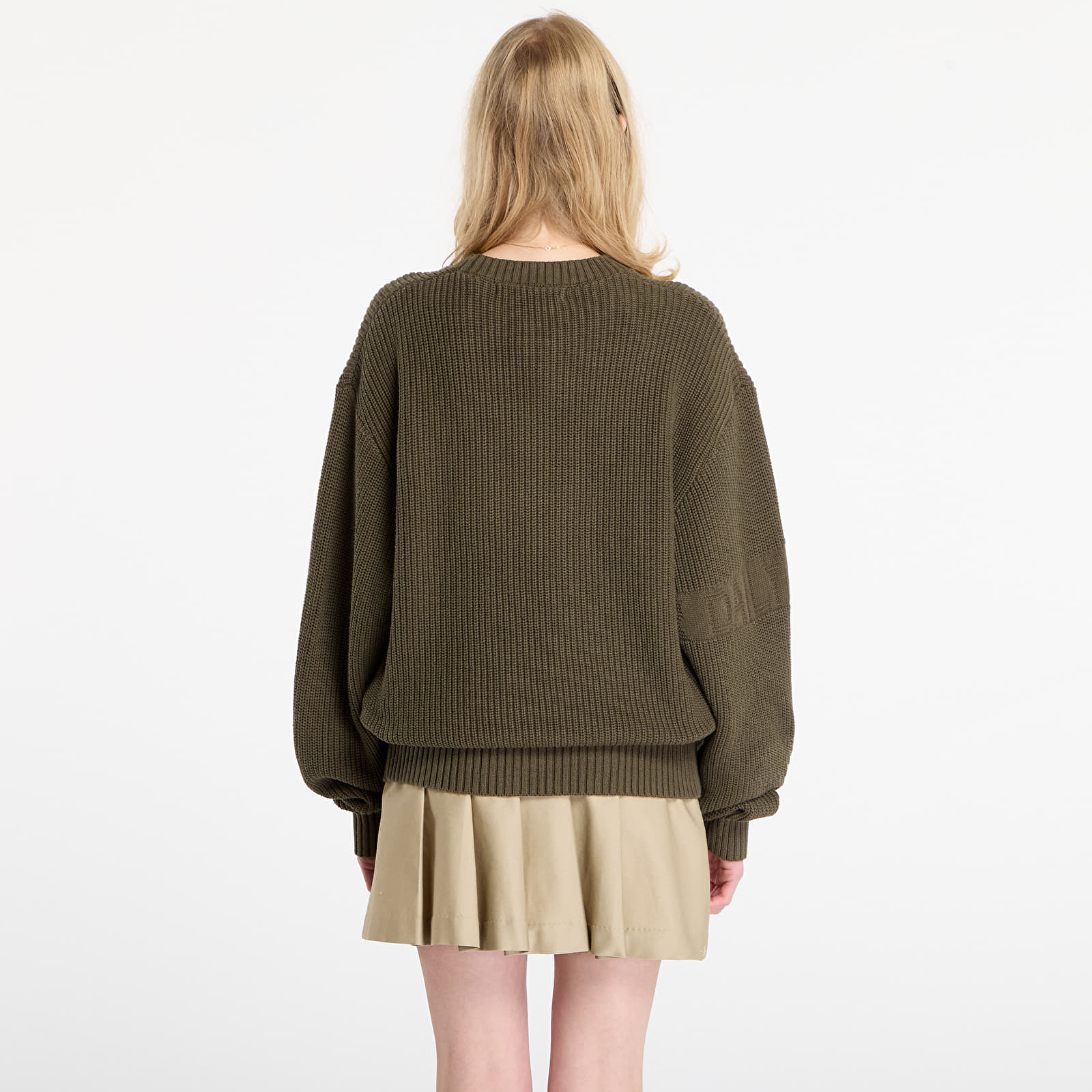 Pleteni puloverji  Daily Paper Band Knit Sweater UNISEX Rosin Green