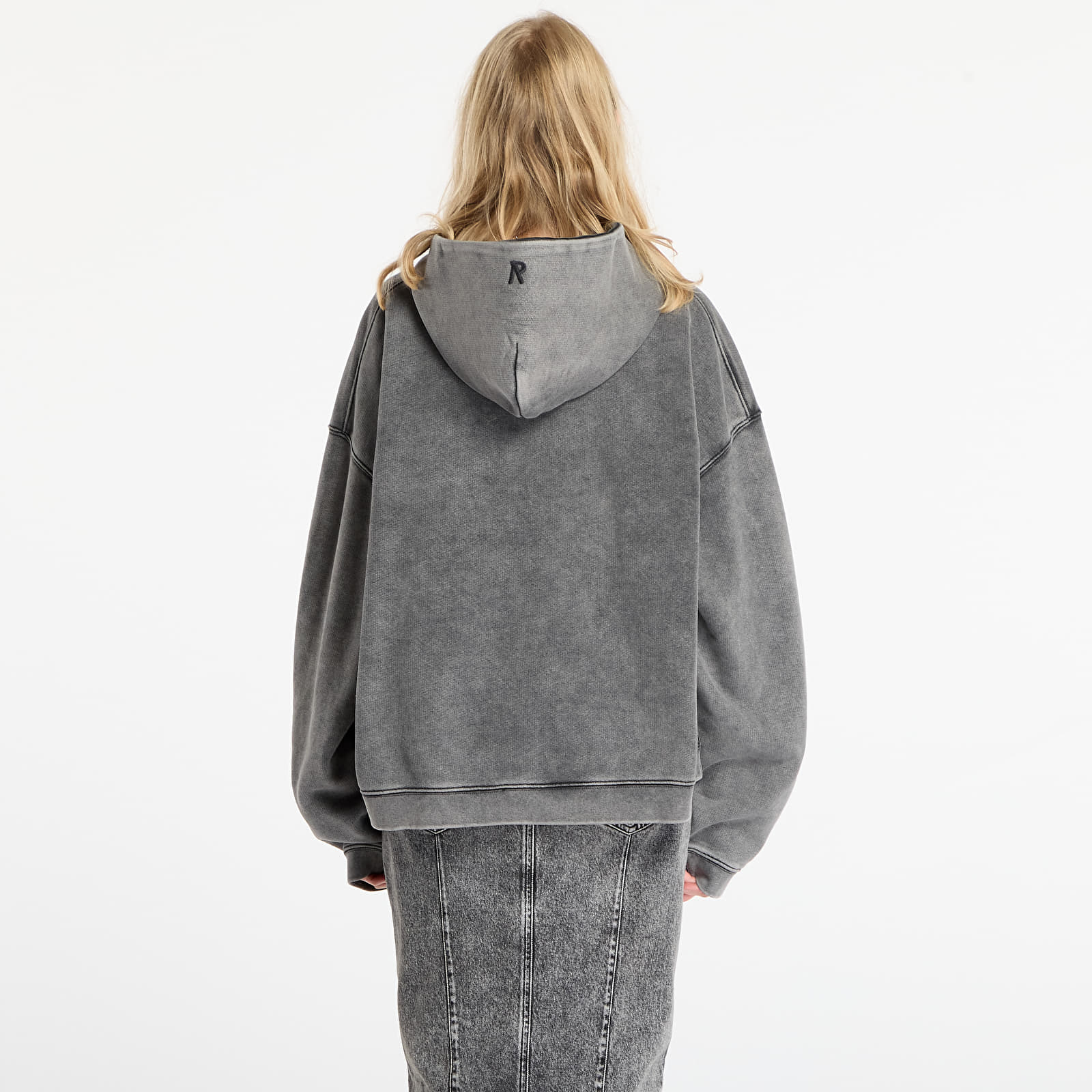 Meeste kapuutsiga dressid REPRESENT Initial Boxy Hoodie UNISEX Vintage Grey