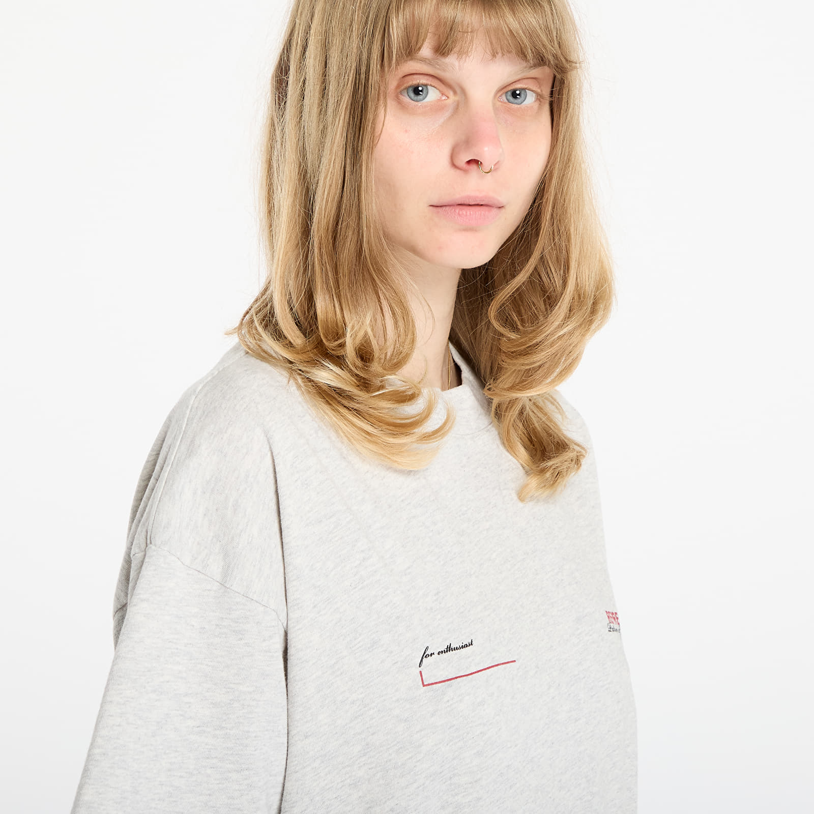 T-skjorter for menn REPRESENT Patron Of The Club T-Shirt UNISEX Cream Marl