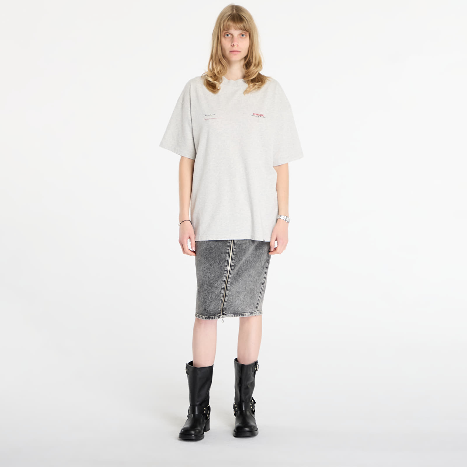 T-skjorter for menn REPRESENT Patron Of The Club T-Shirt UNISEX Cream Marl