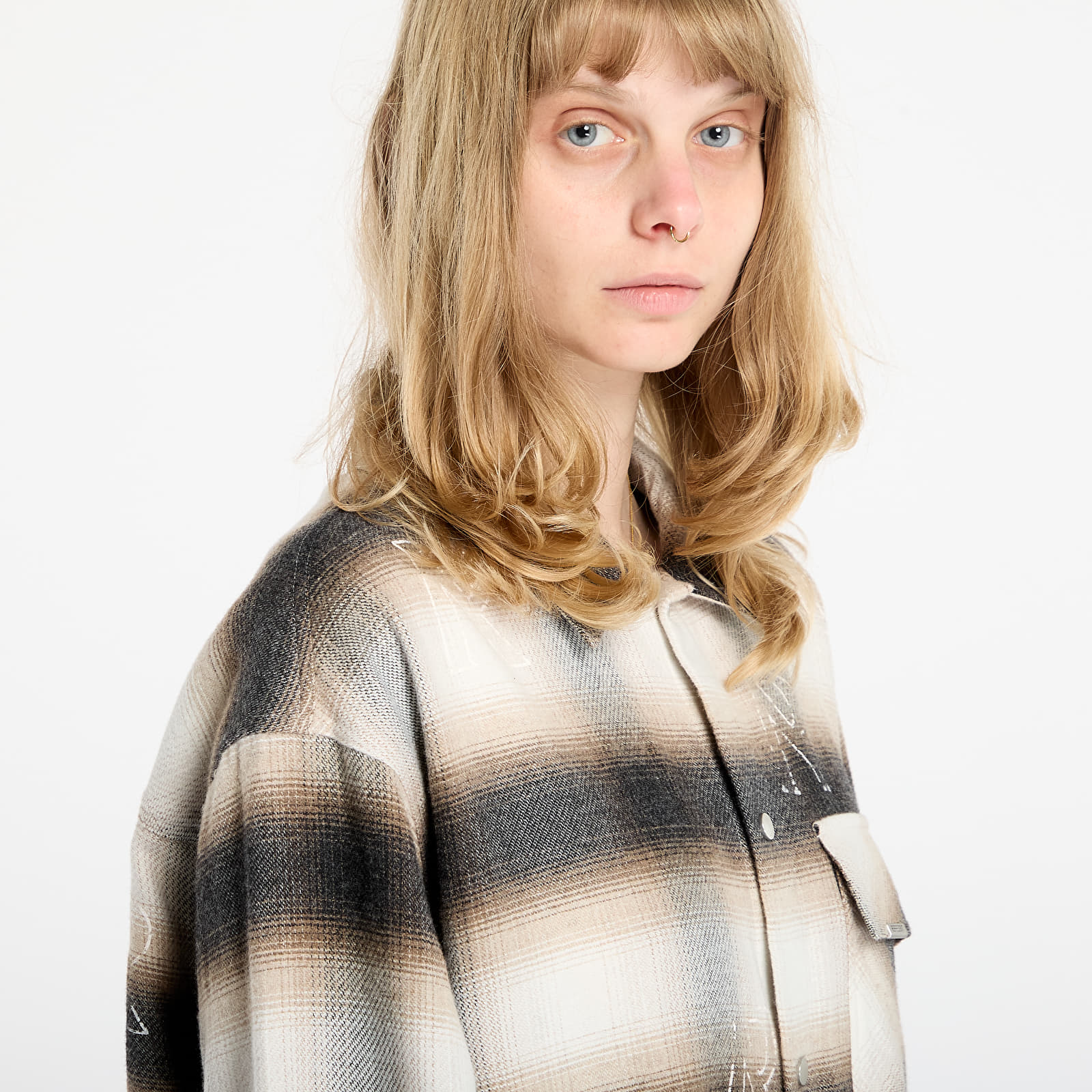 Särgid REPRESENT All Over Initial Flannel UNISEX Latte