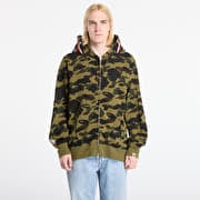 A BATHING APE 1St Camo Shark Full Zip Hoodie UNISEX Green