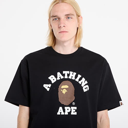 A BATHING APE College Tee UNISEX Black | Footshop A BATHING APE College Tee UNISEX Black | Footshop