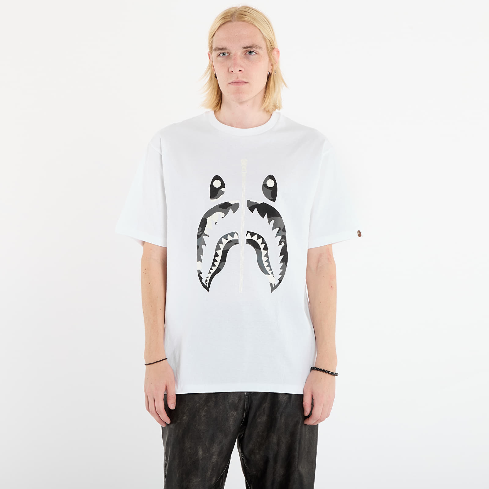 Tricou A BATHING APE City Camo Shark Tee UNISEX White XL