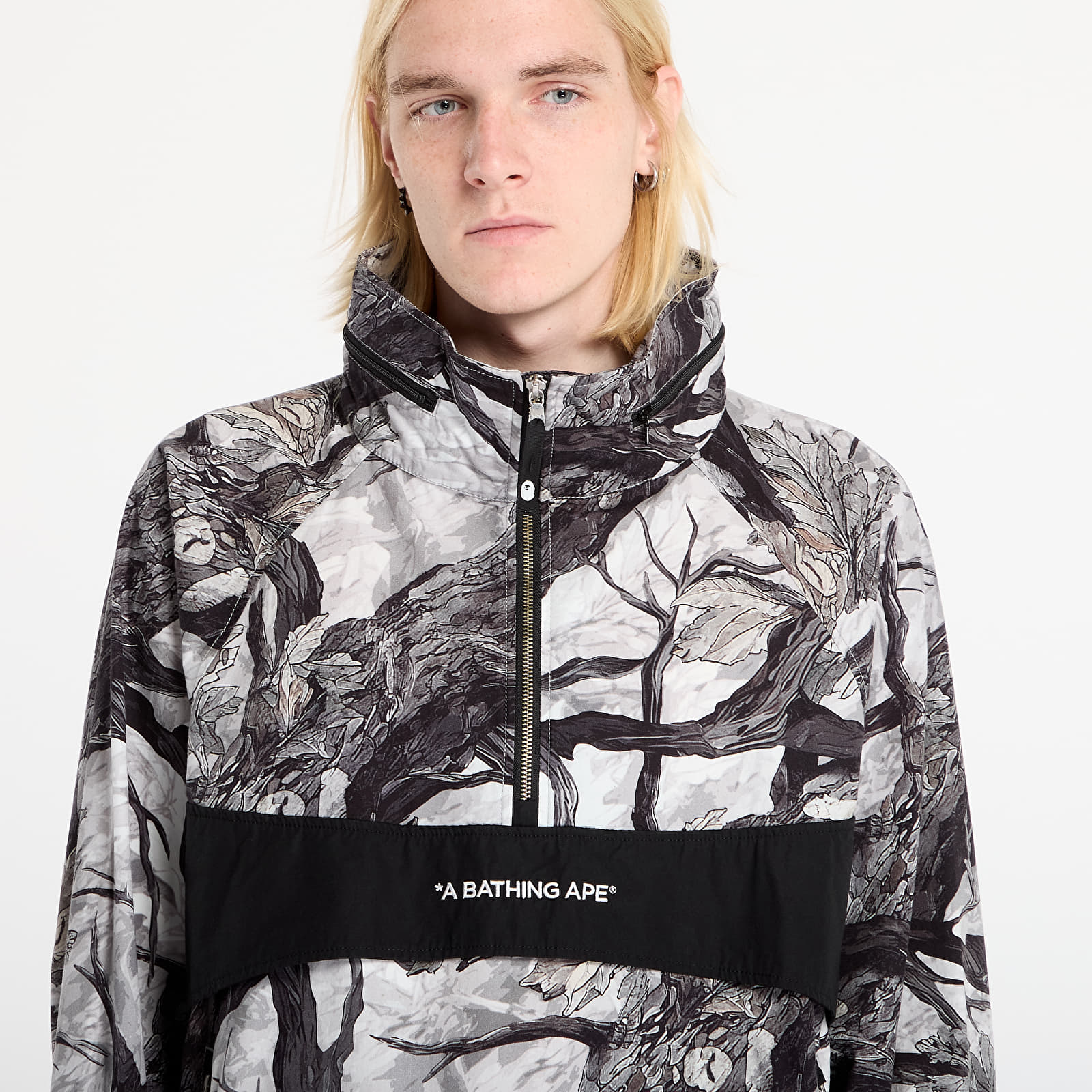 Чоловічі піджаки A BATHING APE Tree Edge Camo Anorak Jacket UNISEX White