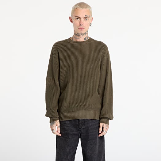 Pullover Daily Paper Band Knit Sweater UNISEX Rosin Green