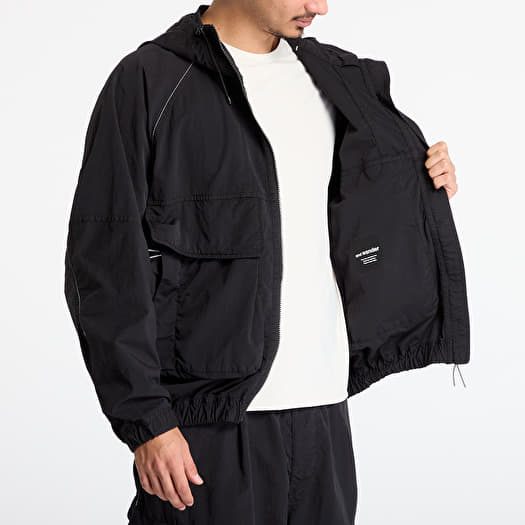 ROA x And Wander Garment Dye Nylon Hooded Jacket UNISEX Black