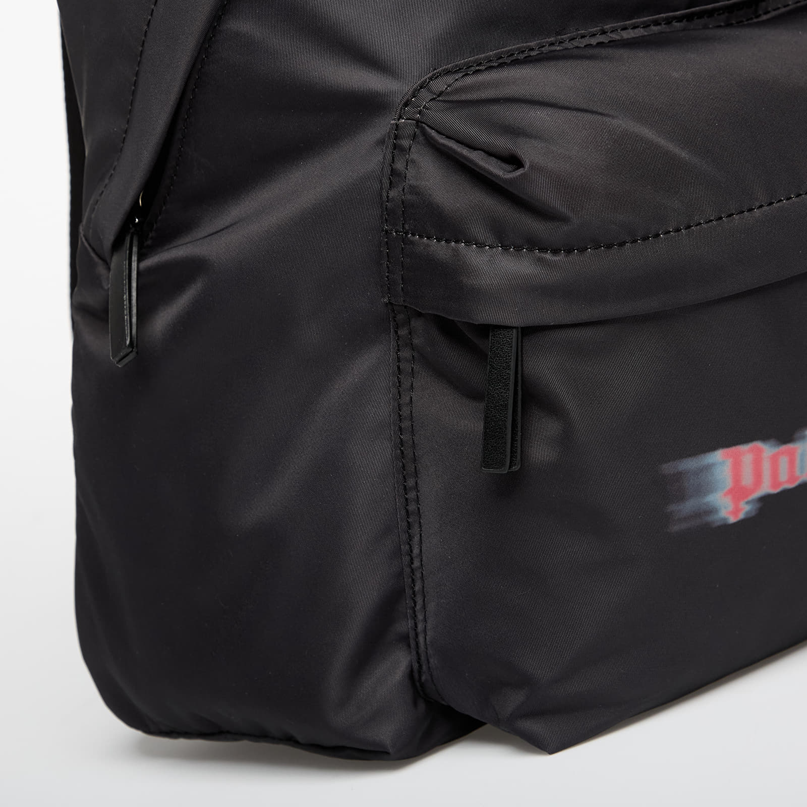 Ruksaci Palm Angels Kids Blurred Logo Big Backpack Black/ Red