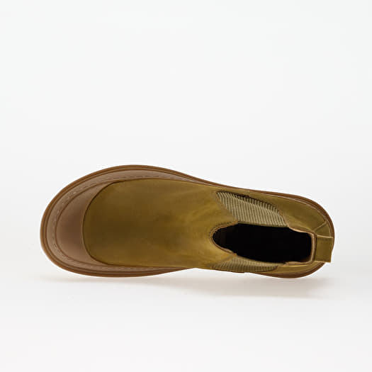 Birkenstock Prescott Slip On Natural Leather Oiled Pine Green