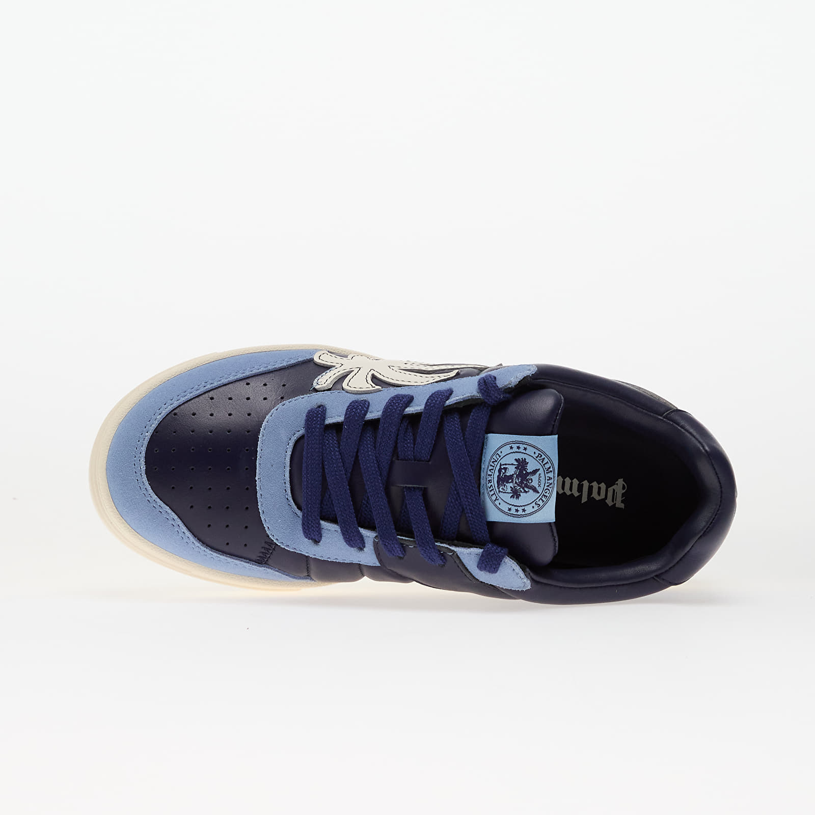 Herren Sneaker und Schuhe Palm Angels Palm Beach University Navy Blue/ Off White