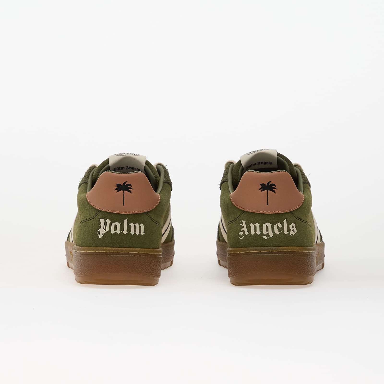 Herren Sneaker und Schuhe Palm Angels Kids University Track Military Green/ Beige