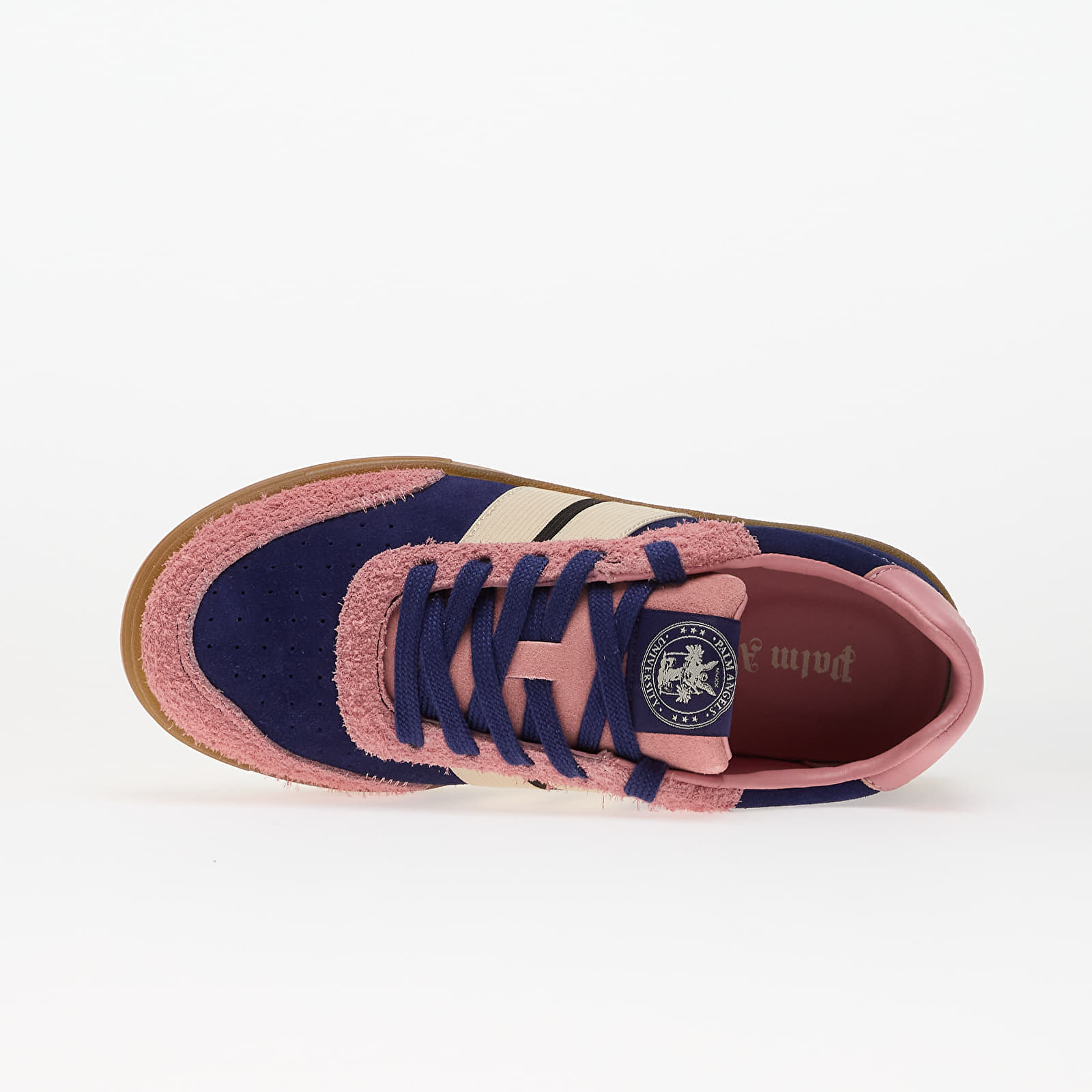 Herren Sneaker und Schuhe Palm Angels Kids University Track Navy Blue/ Beige