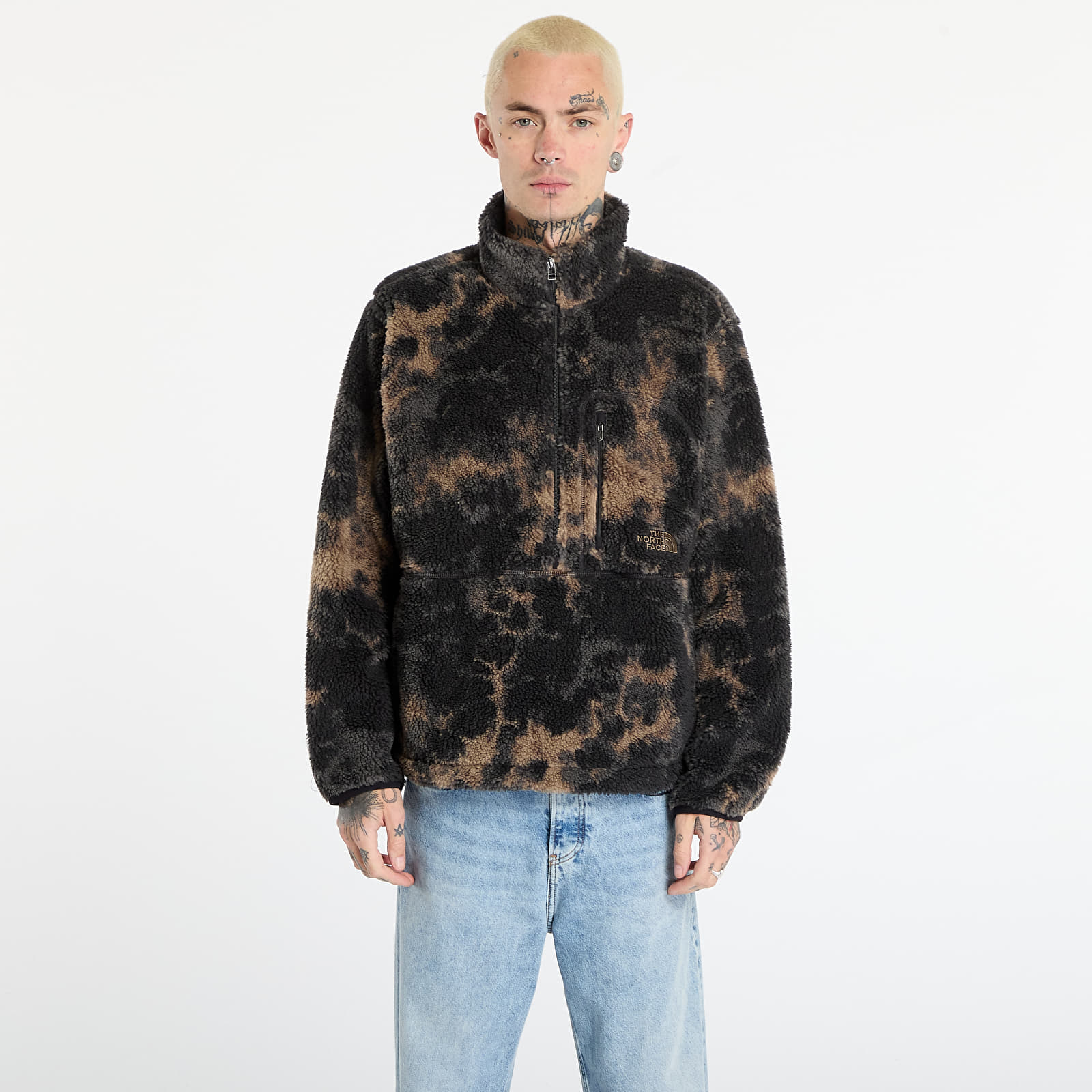 Kapuutsikud ja kampsunid The North Face Extreme Pile Printed Pullover Fleece TNF Black Light Refract