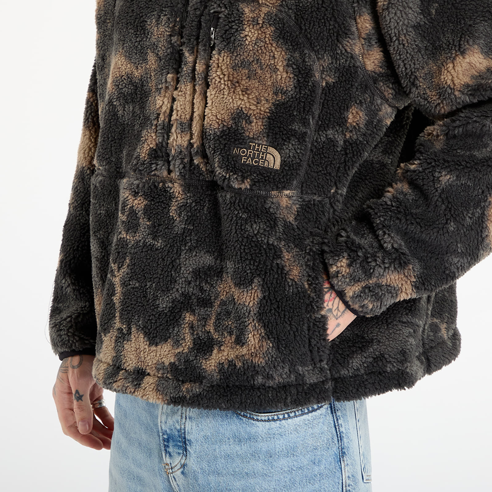 Kapuutsikud ja kampsunid The North Face Extreme Pile Printed Pullover Fleece TNF Black Light Refract