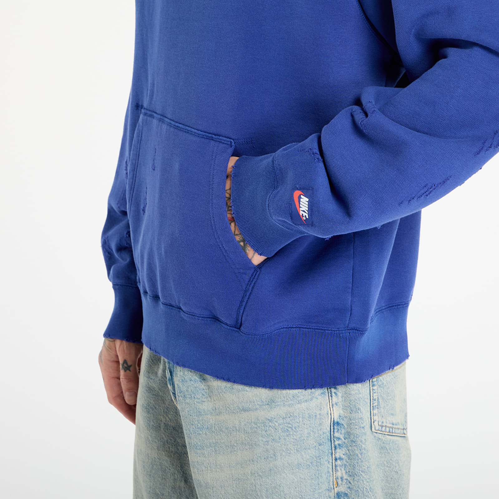 Kapuutsikud ja kampsunid Jordan Rare Air Men's Fleece Pullover Hoodie Deep Royal