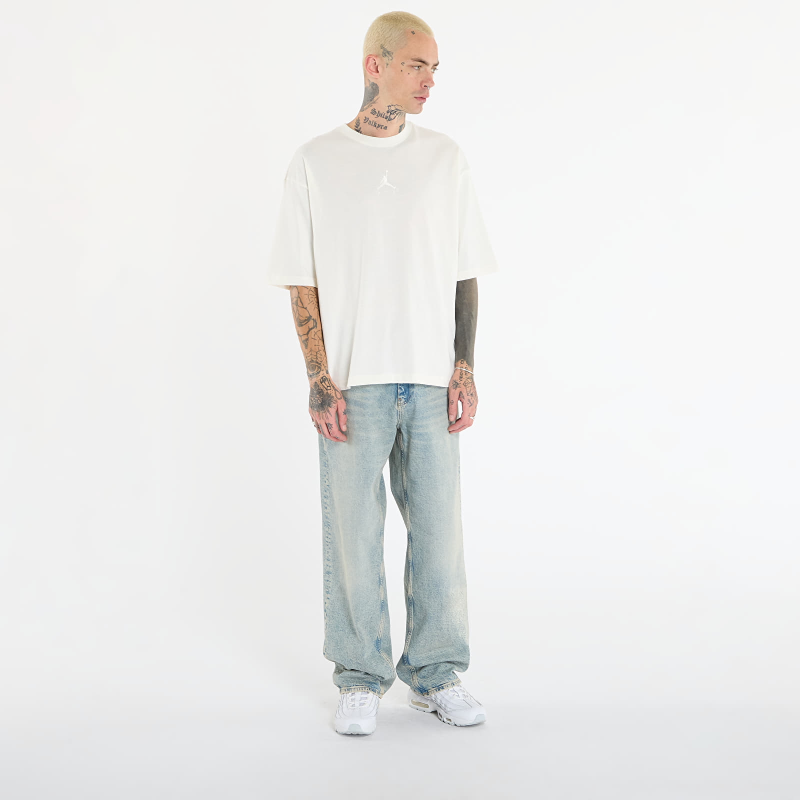 T-särgid Jordan Flight Essentials Men's Oversized T-Shirt Sail/ Sail