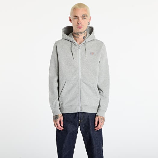 Dickies Oakport Zip Hoodie Heather Grey