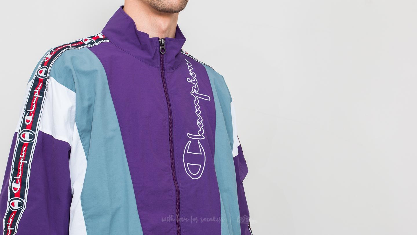 Champion purple hotsell windbreaker