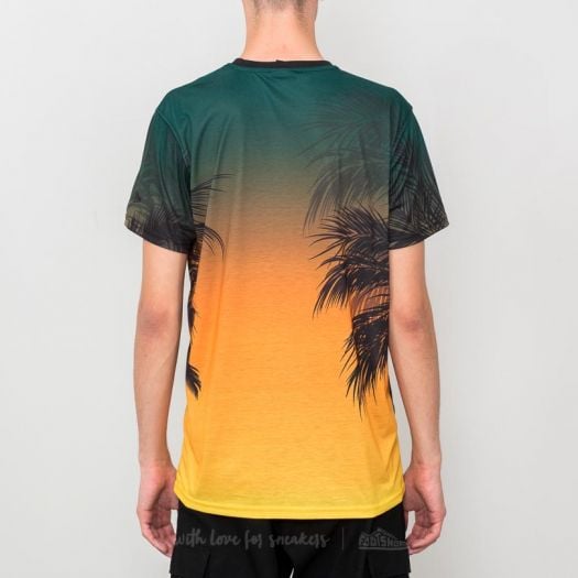 T-shirts New Era NBA Coastal Miami Heat Tee Green/ Orange Footshop - Main Image