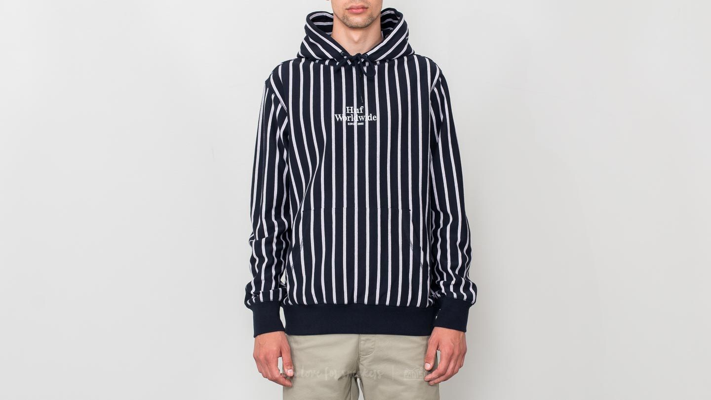 Huf sutter stripe pullover hoodie new arrivals