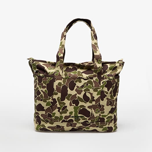 Somas Carhartt WIP Elford Tote Bag Camo Duck/ Green