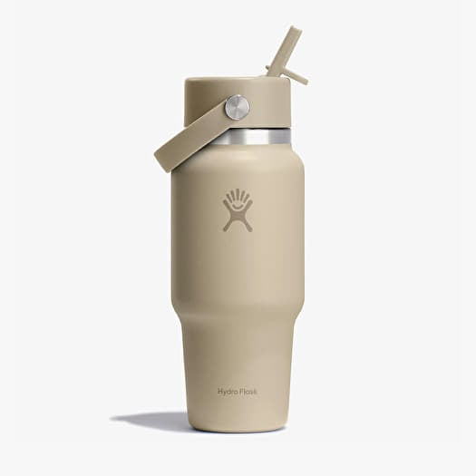 Hydro Flask 709ml Wide Flex Straw Travel Bottle Coconut