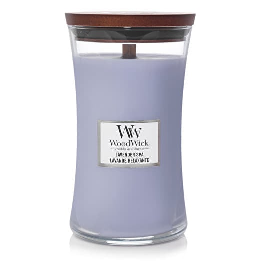 Woodwick Large Hourglass Candle Lavender Spa