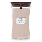 Woodwick Large Hourglass Candle Vanilla & Sea Salt