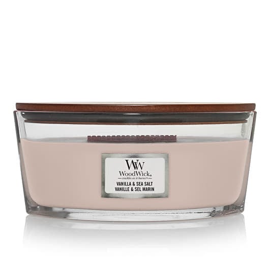 Woodwick Elipse Candle Vanilla & Sea Salt