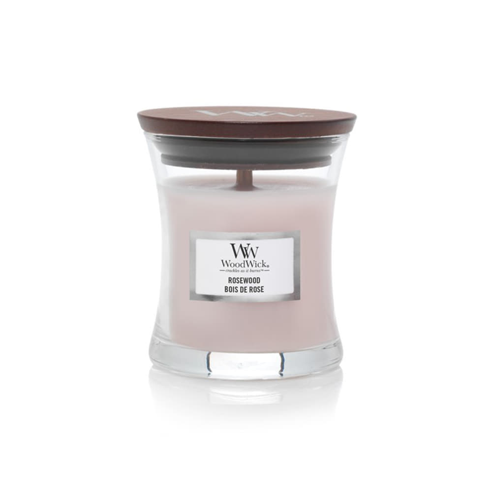 Woodwick Small Hourglass Candle Rosewood Universal