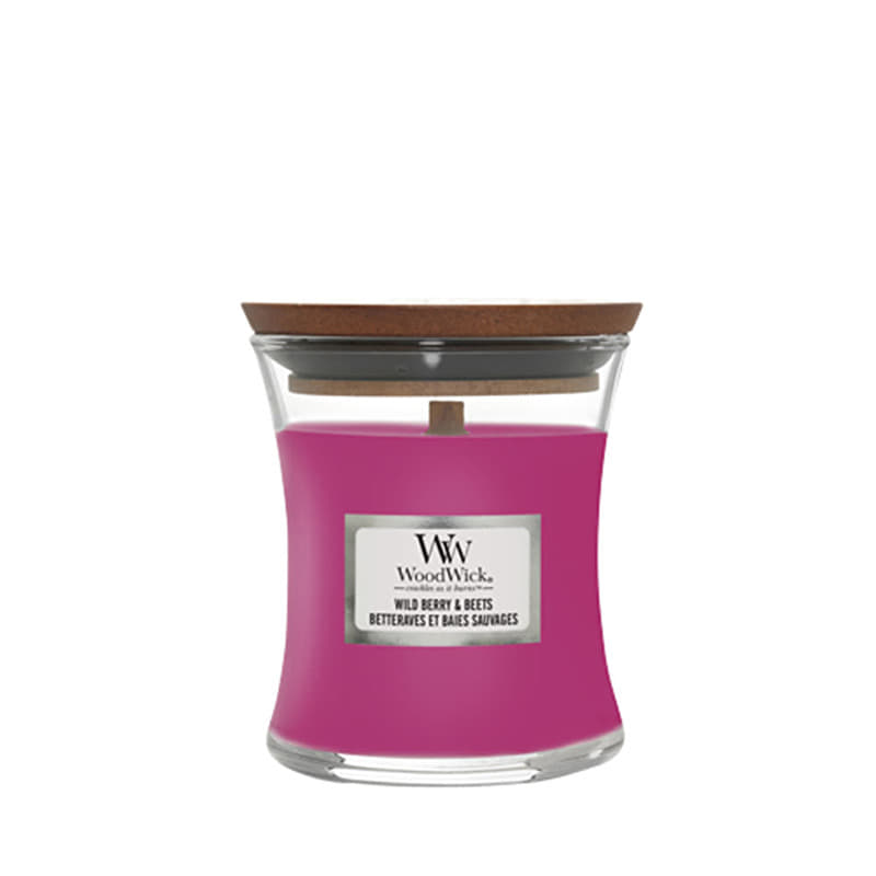 Woodwick Small Hourglass Candle Wild Berry & Beets