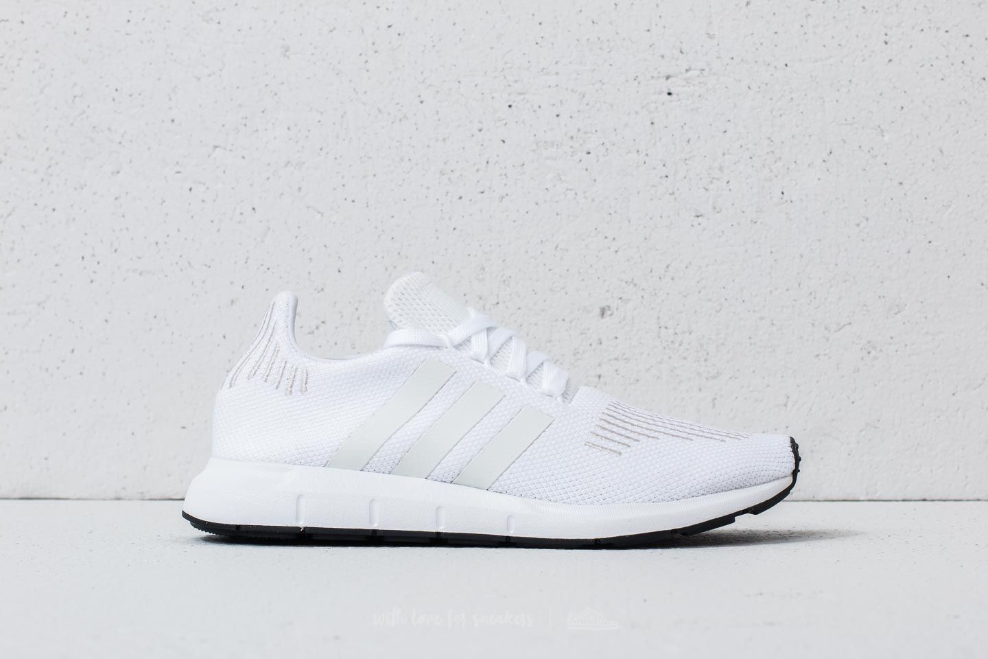 Adidas swift run white and crystal shoes on sale