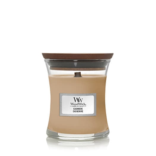 Woodwick Small Hourglass Candle Cashmere