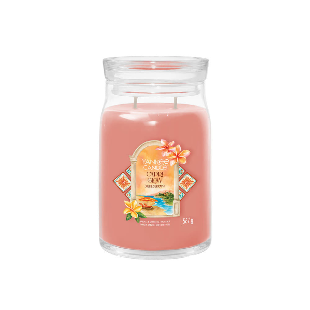 Yankee Candle Signature Large Jar 2 Wicks Capri Glow Universal