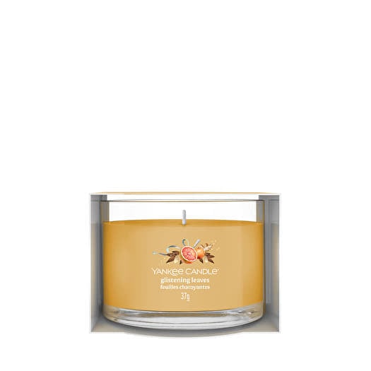 Yankee Candle Votive Glass Glistening Leaves