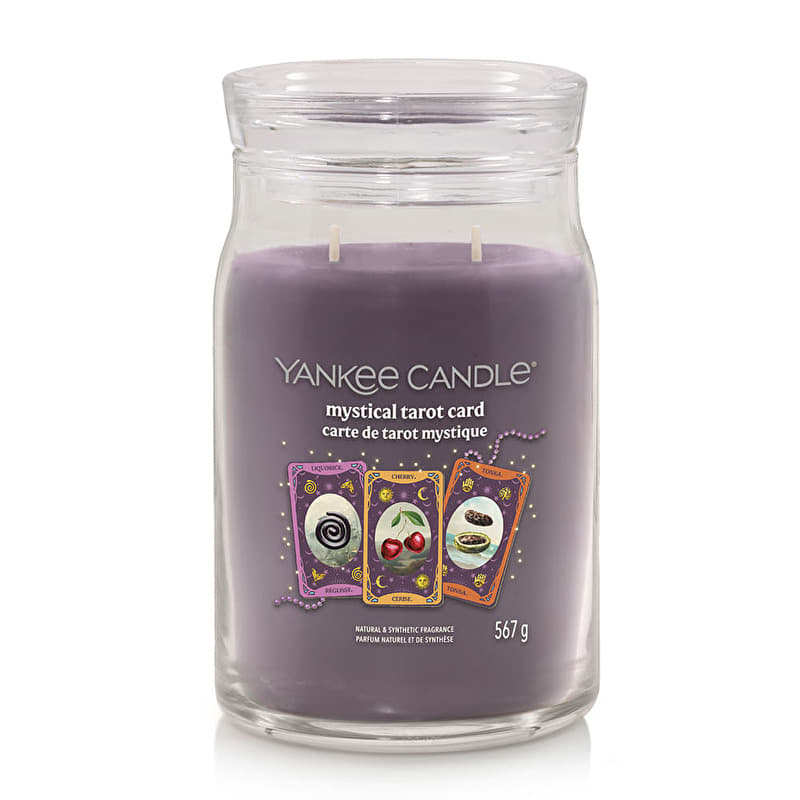 Yankee Candle Signature Large Jar 2 Wicks Halloween Mystical Tarot Card