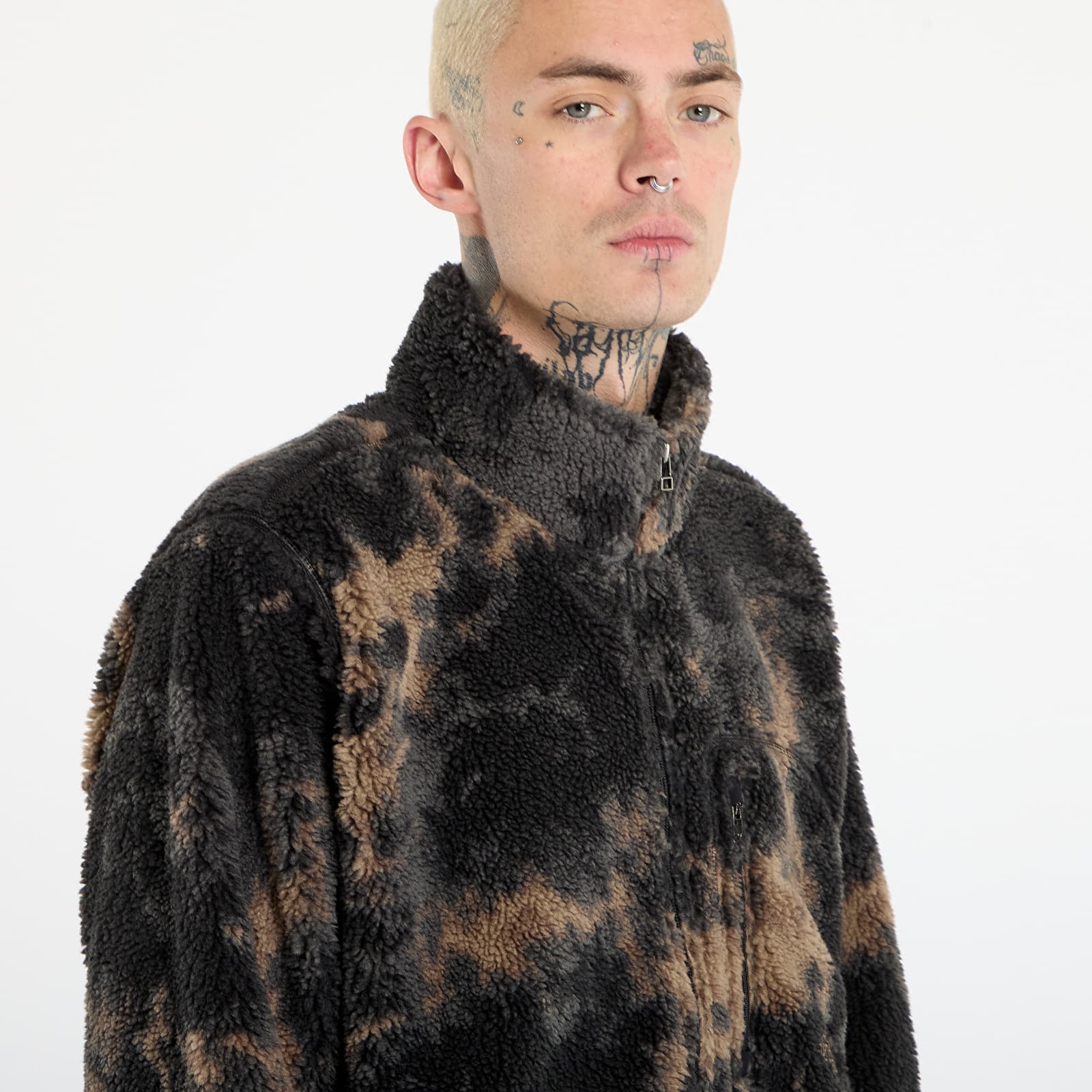 Sweatjacken und Sweatshirts The North Face Extreme Pile Printed Pullover Fleece TNF Black Light Refract