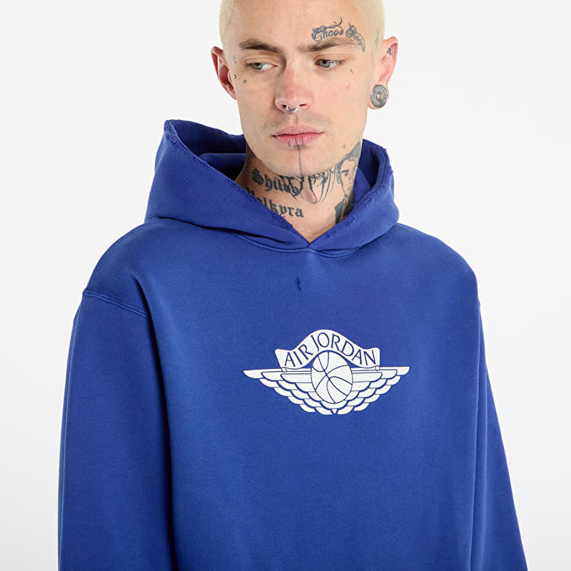 Jordan Rare Air Men's Fleece Pullover Hoodie Deep Royal | Footshop