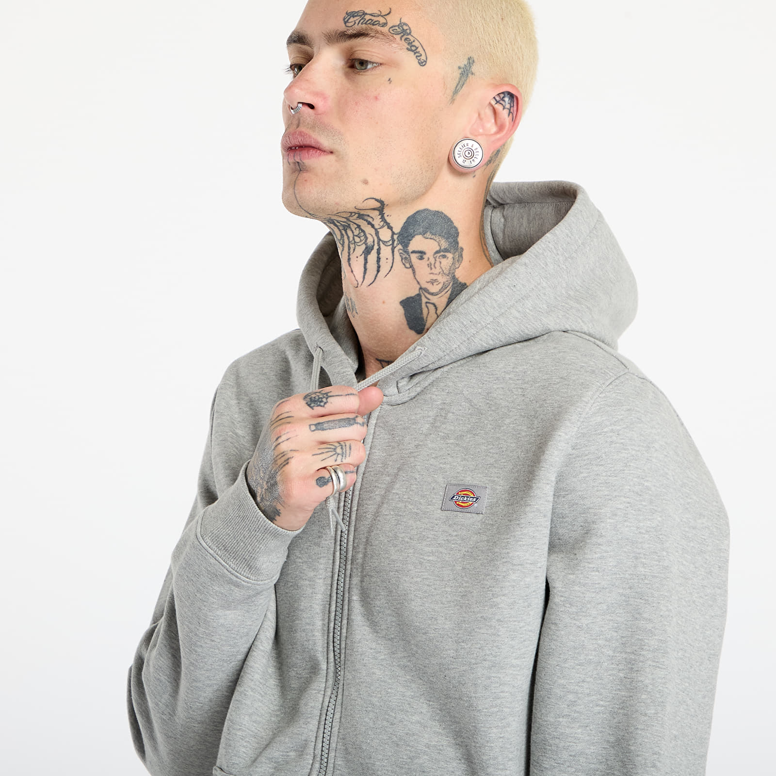 Felpe Dickies Oakport Zip Hoodie Heather Grey